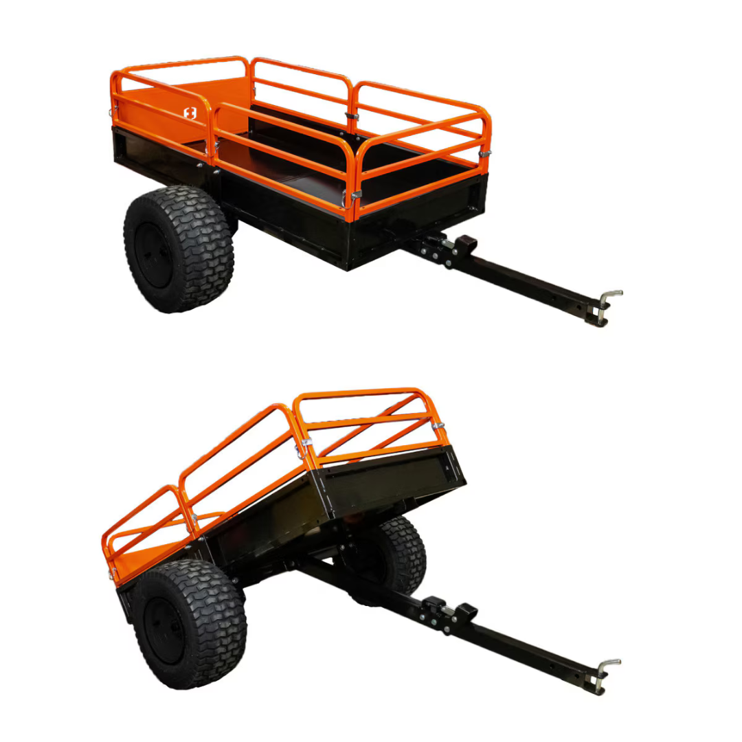 ATV/UTV Utility Trailer IMPACT IMPLEMENTS™ 1500lb Solid Sides