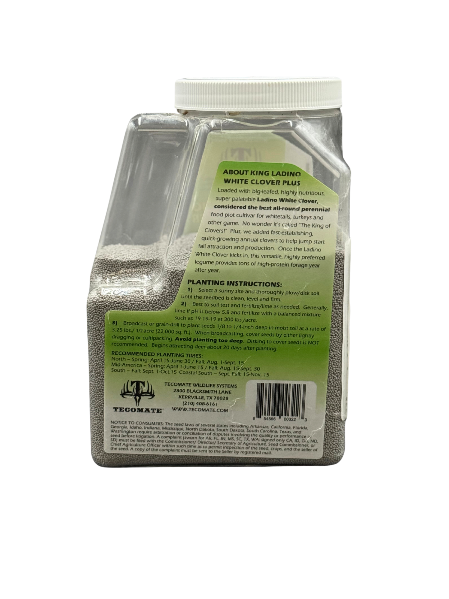 King Ladino White Clover — Deer & Turkey Food Plot Seed